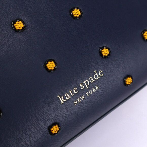 NWT Kate Spade White Rock Road PANTHER Sam polka dot small - Picture 12 of 13